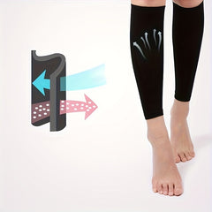 Unisex Compression Sleeve Socks Leg Support for Running Cycling