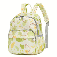 Stylish Lightweight Diaper Backpack Abstract Design Multifunctional