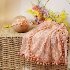Newborn Lace Wrap Photography Props Set