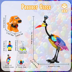 Birds and Dog Building Set 331pcs ABS Material