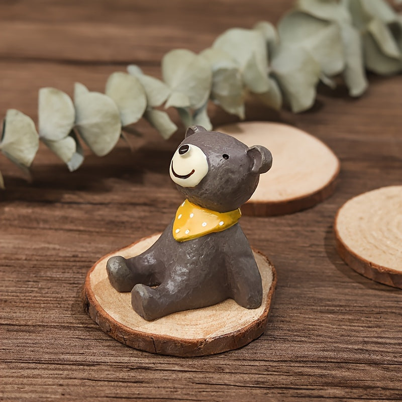 Zakka Starry Sky Resin Animal Ornaments