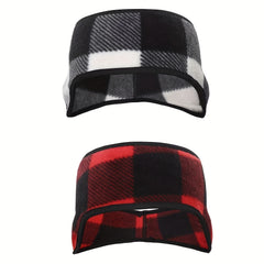 2pcs Warm Fleece Earmuffs for Running Cycling Outdoor Activities