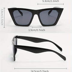2 Pairs Cat Eye Sunglasses Y2K Mod Glasses UV400