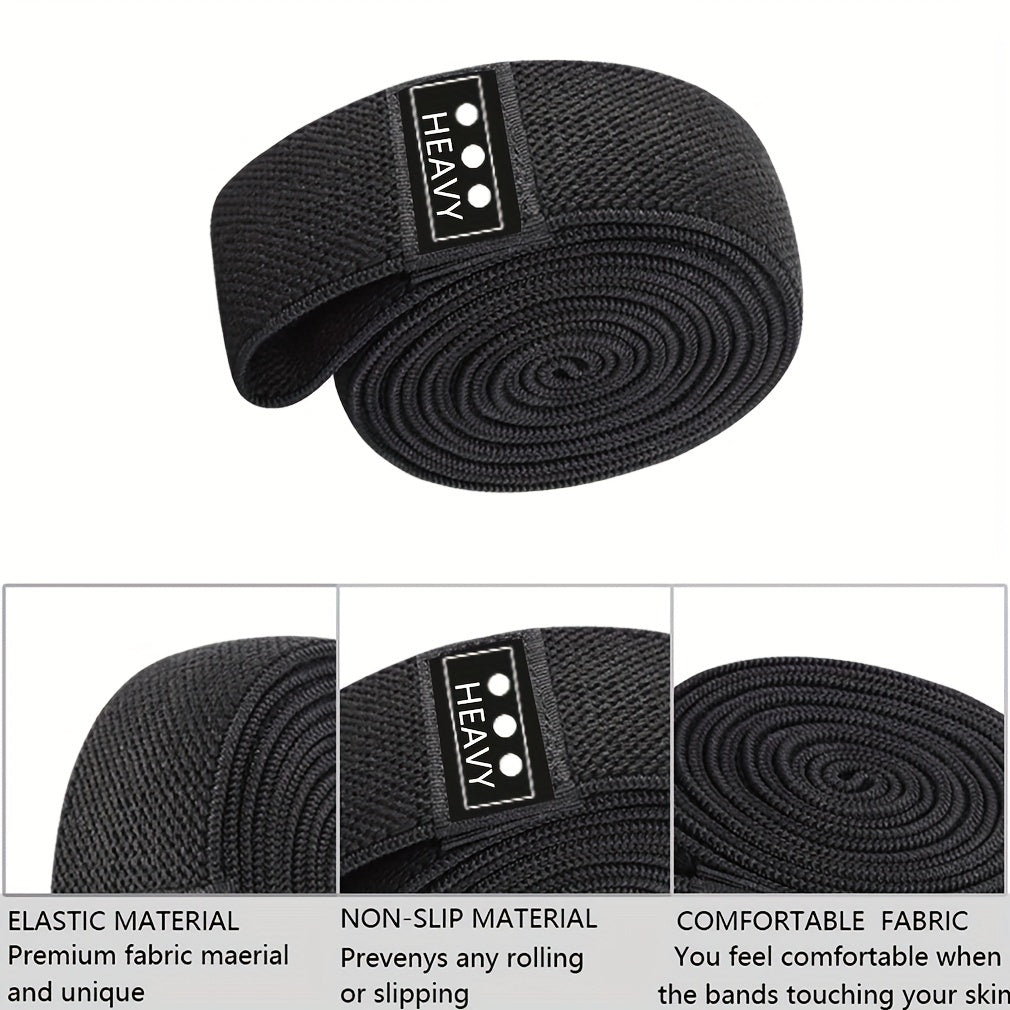 3pcs Resistance Band Set for Squatting Yoga Elastic Tension Rope
