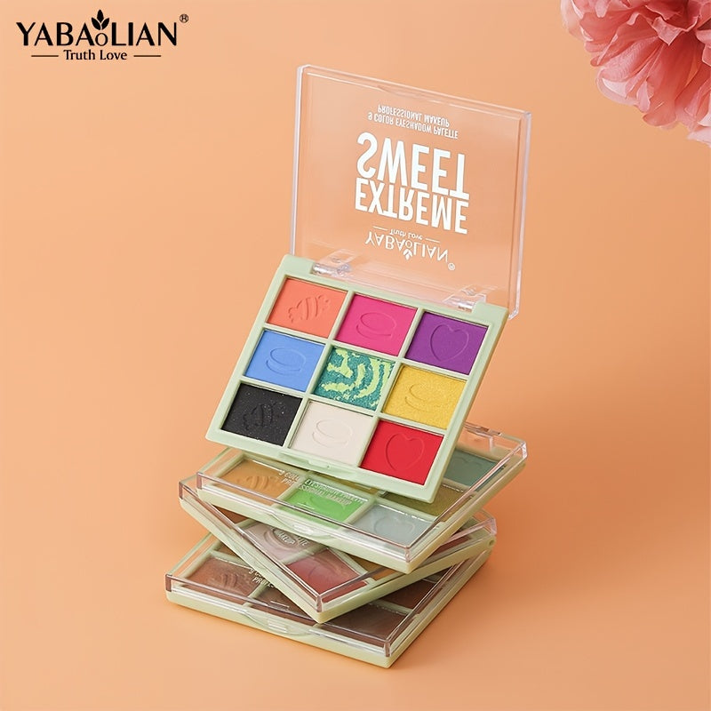 Smokey YABAOLIAN Eyeshadow Palette 9 Colors Eye Makeup Palette