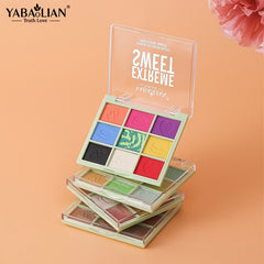 Smokey YABAOLIAN Eyeshadow Palette 9 Colors Eye Makeup Palette