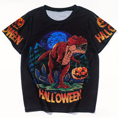 Boys Dino 3D Printed T Shirt Sports Halloween Costume Sweatshirt Top