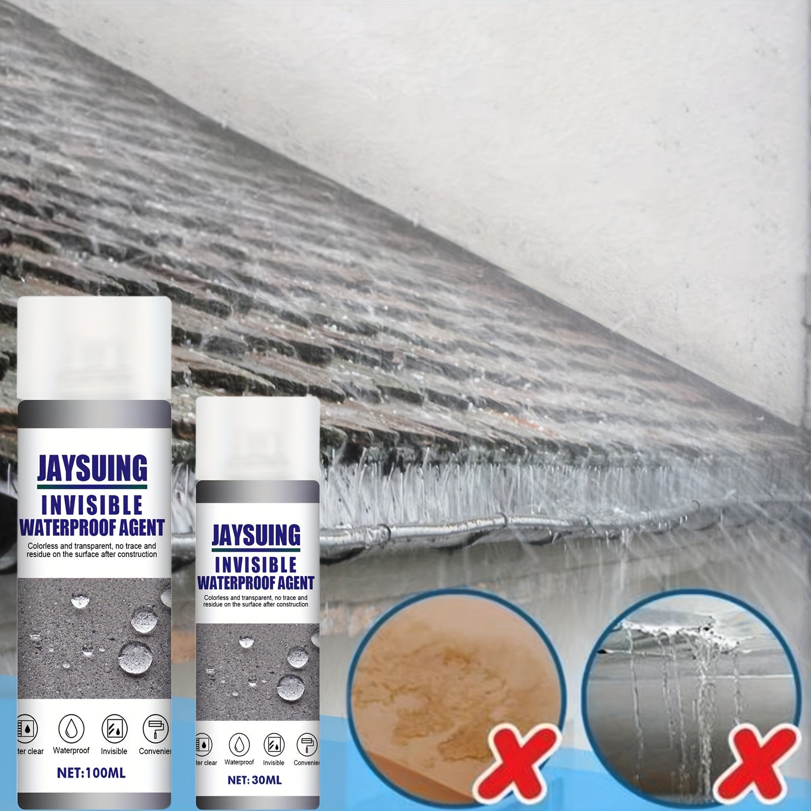 Waterproof Adhesive Penetrating Moisture-proof Invisible Toilet Tile Repair