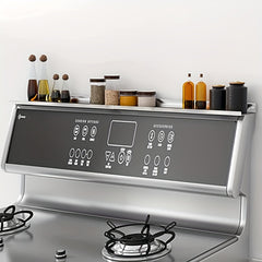 Stainless Steel Magnetic Spice Rack for Kitchen Stove - Keep Spices Organized