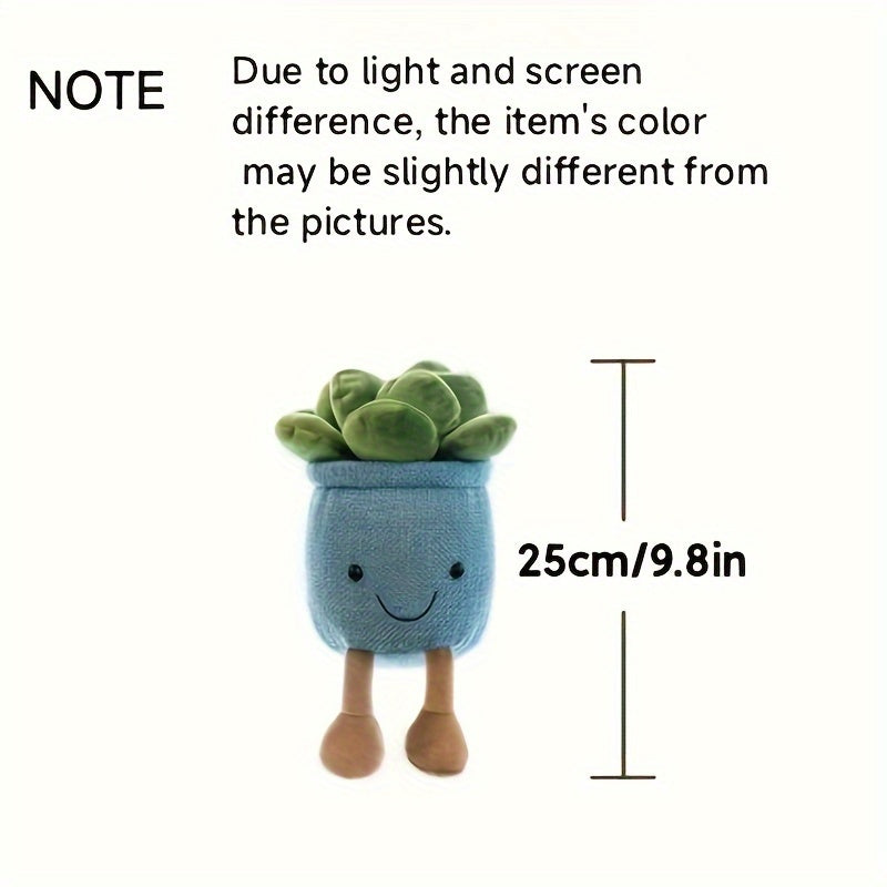Potted Succulent Plush Toy Soft Gift