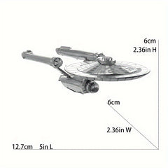 NCC 1701 Enterprise 3D Metal Puzzle Model