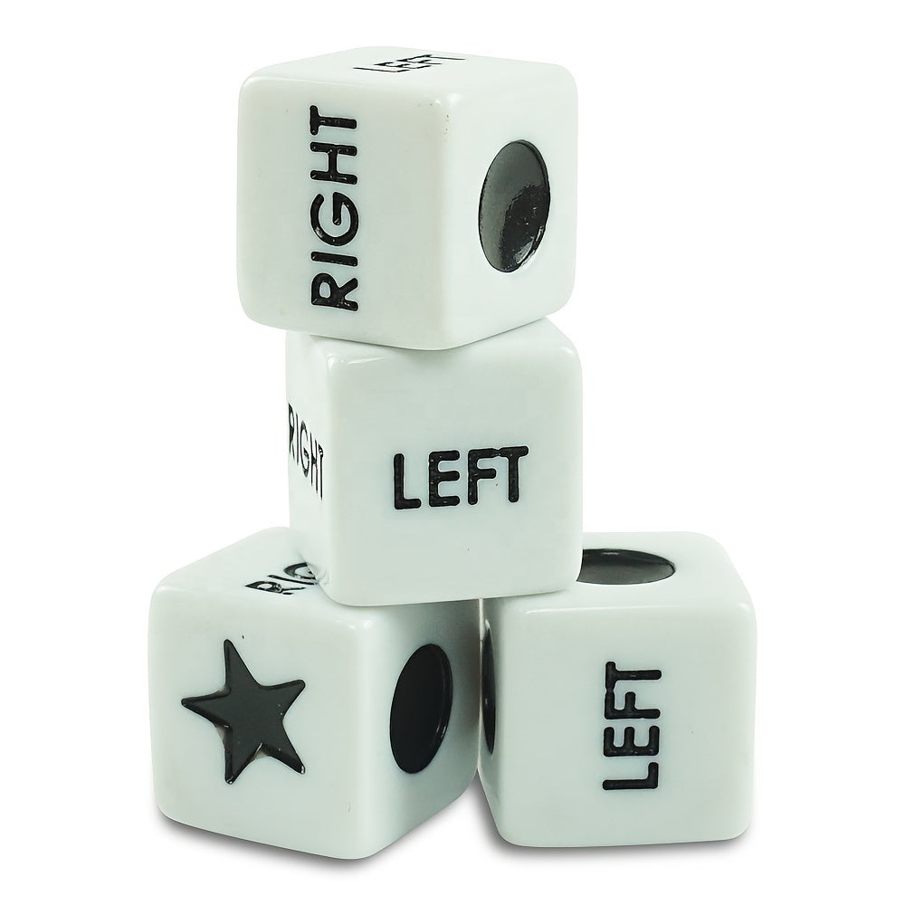 6pcs Dice For Left Right Center Game Board Games Accessories