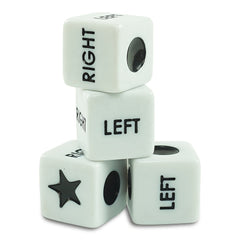 6pcs Dice For Left Right Center Game Board Games Accessories