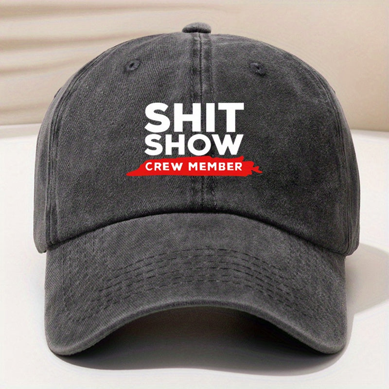 Soft Top Baseball Cap with Letter Embroidery for Outdoor Sport