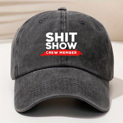 Soft Top Baseball Cap with Letter Embroidery for Outdoor Sport