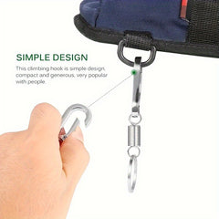 4pcs Zinc Alloy Keychain Buckle for Outdoor Camping Hiking