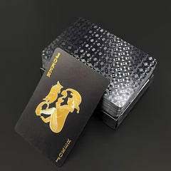 Waterproof Leaf Playing Cards Durable Washable PVC Card Novelty Poker Game