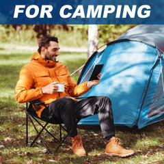 2pcs Portable Compact Chair for Outdoor Camping and Picnic