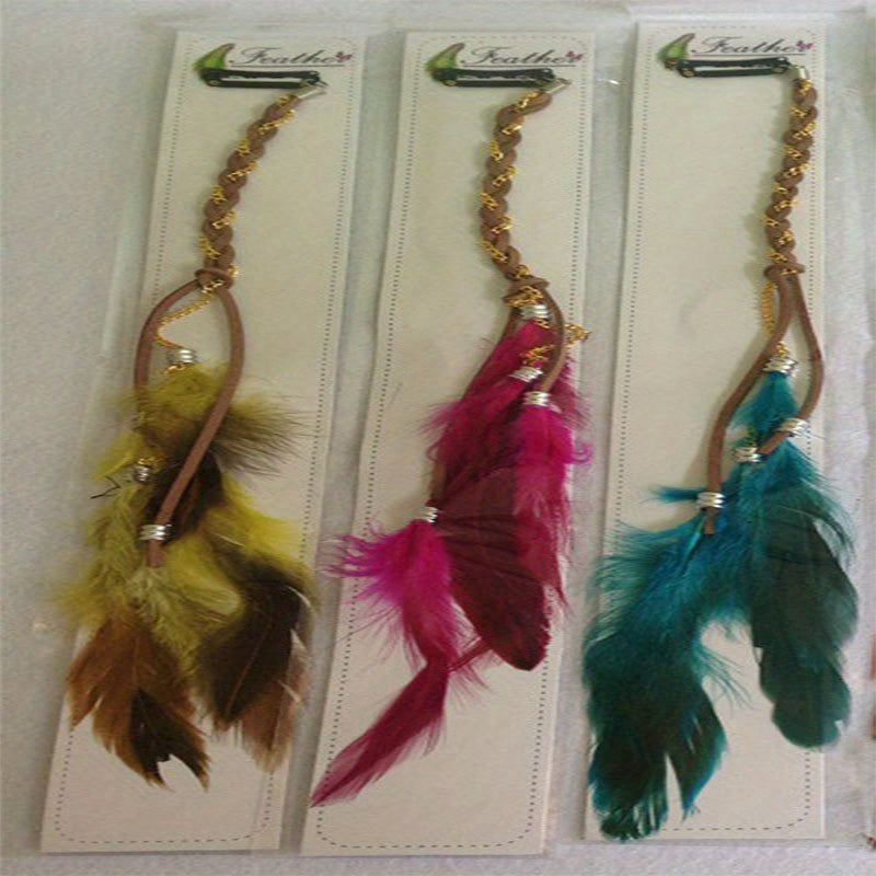 Bohemia Style Faux Feather Hair Clip Hair Accessories