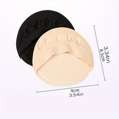 1 Pair Honeycomb Fabric Forefoot Pads High Heel Cushion Inserts