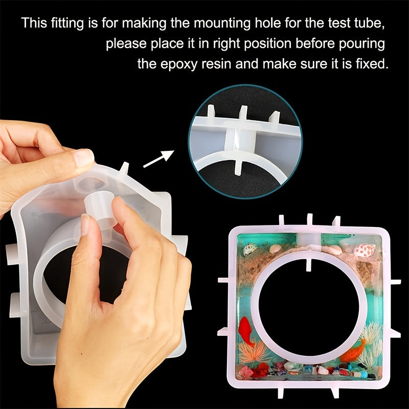 Resin Mold Plant Propagation Station Epoxy Vase Silicone Mold