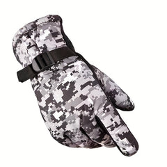 Coldproof Skiing Gloves Men's Winter Thick Warm Waterproof Cycling Skiing Gloves