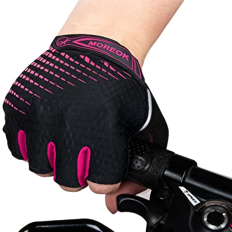 Moreok Liquid Gel Pad Cycling Gloves for Men Women - Comfortable and Breathable