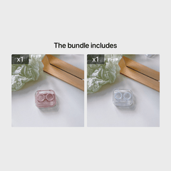 Mini Transparent Lens Case Box Portable Companion