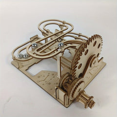 3D Wooden Puzzle Mechanical Track Ball Simulation Model Decoration Adult Toy