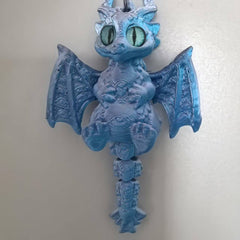 Poseable Dragon Figure with Expressive Eyes - Perfect Gift for Dragon Birthday