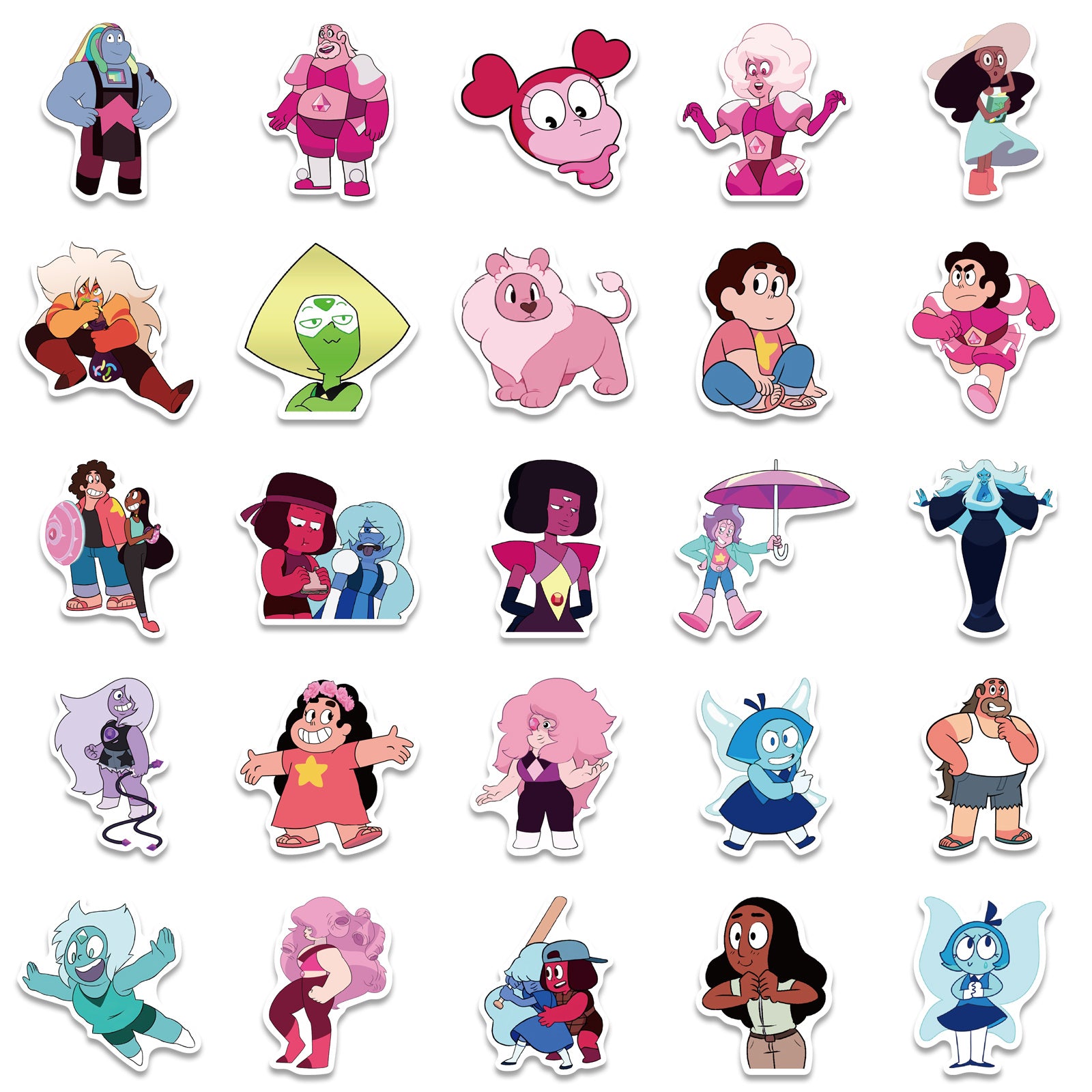 50pcs Anime Waterproof Doodle Stickers Cartoon PVC Notebook DIY Stickers