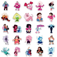 50pcs Anime Waterproof Doodle Stickers Cartoon PVC Notebook DIY Stickers