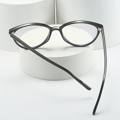 Cat Eye Light Blocking Glasses Clear Lens Anti Eyestrain for Women Men