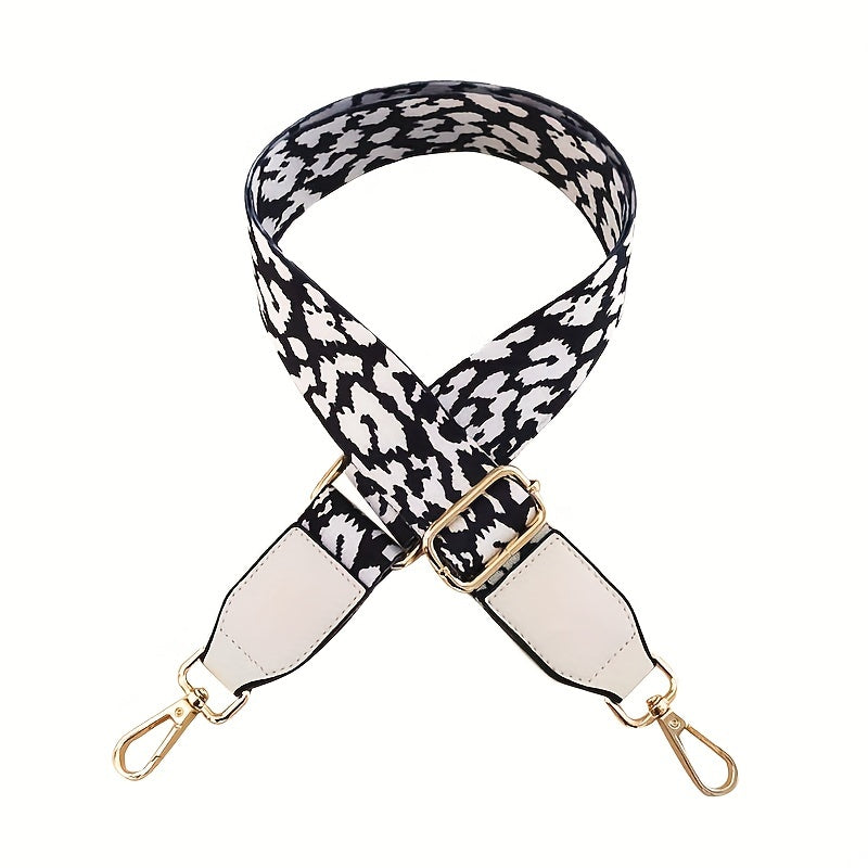 Leopard Pattern Bag Strap All Match Ethnic Strap Adjustable Travel