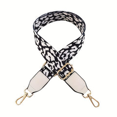 Leopard Pattern Bag Strap All Match Ethnic Strap Adjustable Travel