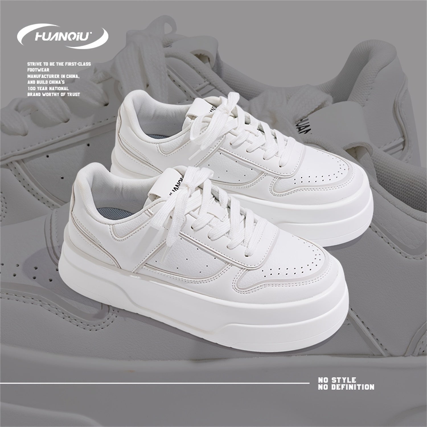 Women's Non-Slip Skate Shoes Lightweight Flatform Shoes