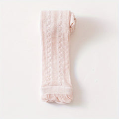 Kids Plain Mesh Pantyhose Breathable Socks