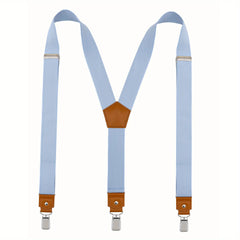 Men's Y Back Adjustable Suspenders with Strong Clips