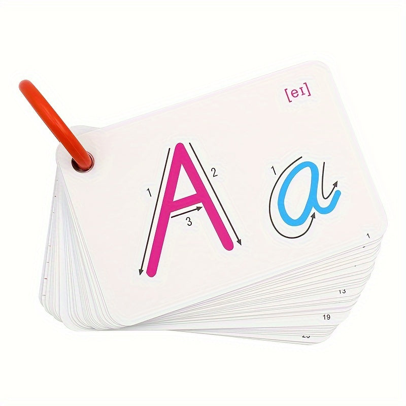 English Alphabet Point and Read Cards for Elementary School Children