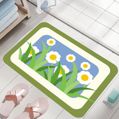 1pc Absorbent Non-slip Floor Mat Quick-drying Entrance Door Mat