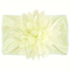 6pcs Kids Chiffon Flower Headscarf Nylon Headband