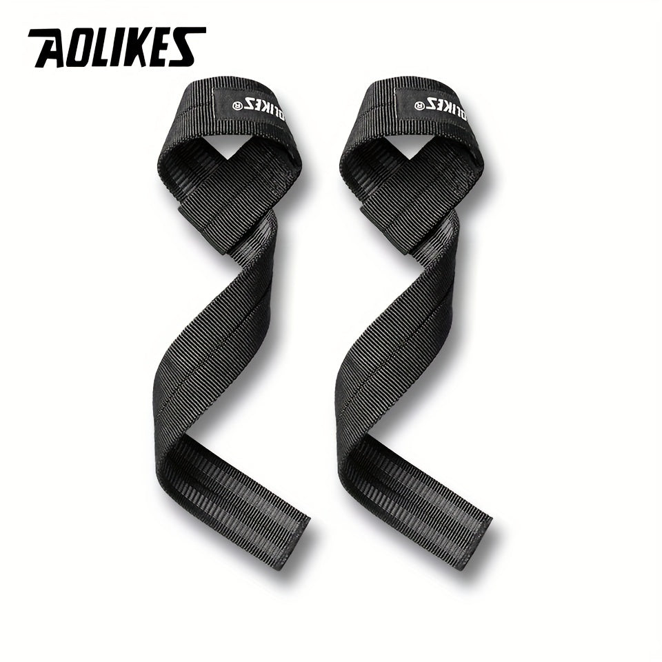 Aolikes 1 Pair Lifting Wrist Straps for Weightlifting Powerlifting