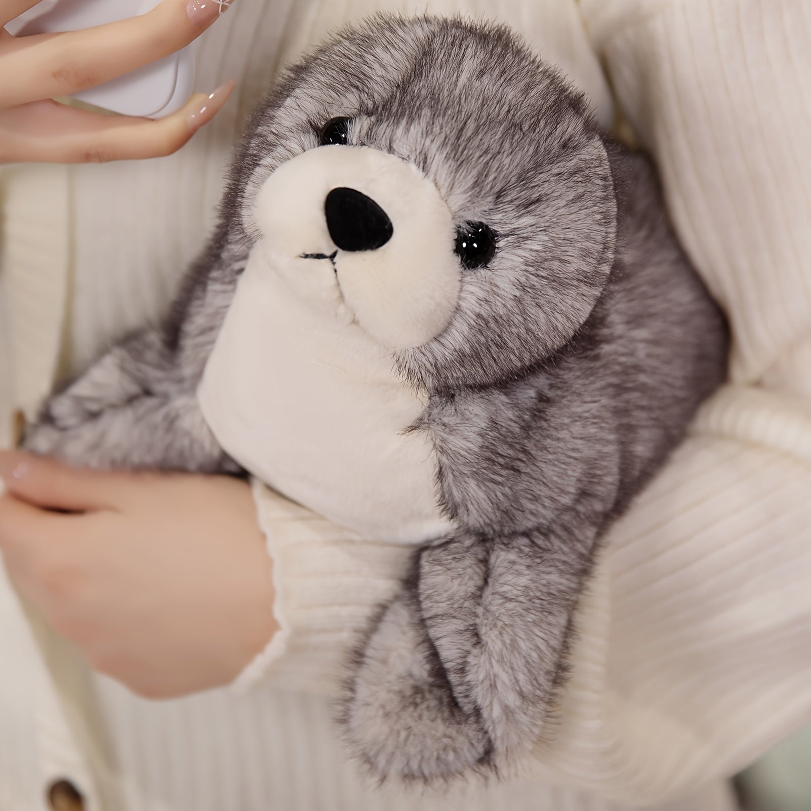 Ultra Soft Flopped Sea Lion Plush Toy for Nursery Snuggles