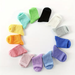 1 Pair 5 Pairs Daily Kids Knee High Socks