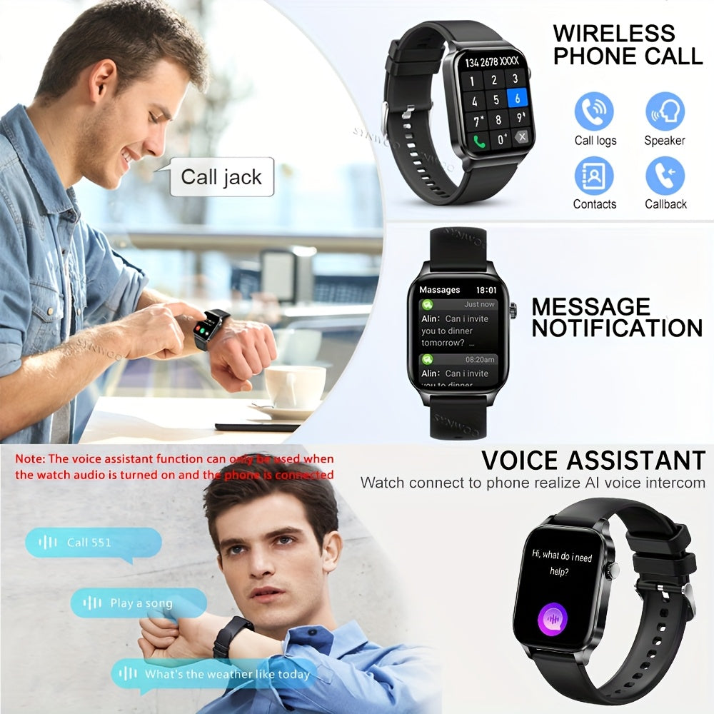 Synwoo High Smart Watch Full Touch Screen 100 Exercise Sports Modes