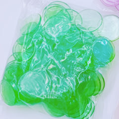 100pcs Transparent Plastic Round Game Markers