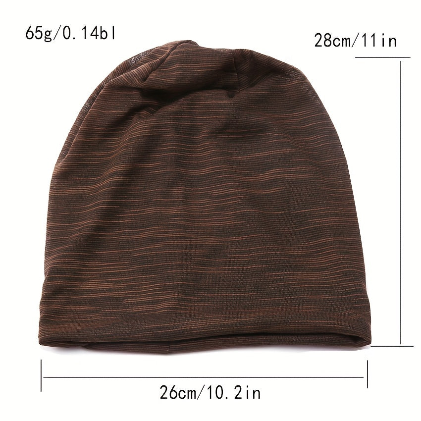 Men's Warm Knitted Ski Hat Ear Protection Winter Beanie