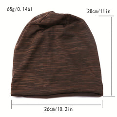 Men's Warm Knitted Ski Hat Ear Protection Winter Beanie