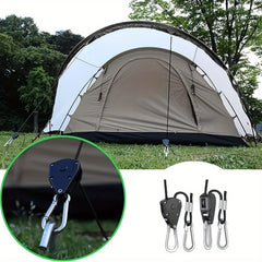 Outdoor Camping Pulley Adjuster with Tent Wind Rope