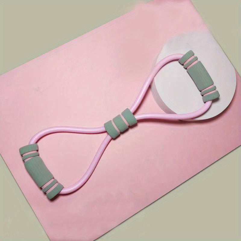 8 Shaped Yoga Elastic Band Pull Rope Chest Expander Stretch Belt